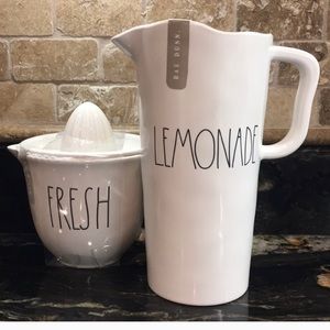 New Rae Dunn FRESH LEMONADE Set